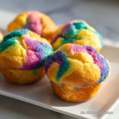 Bunte Einschulungs-Muffins in 45 Min Rezeptkarte