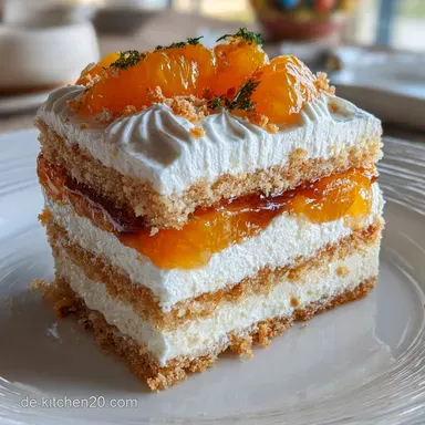 Calypsotorte Mandarinen-Sahne: Einfaches Originalrezept Rezeptkarte