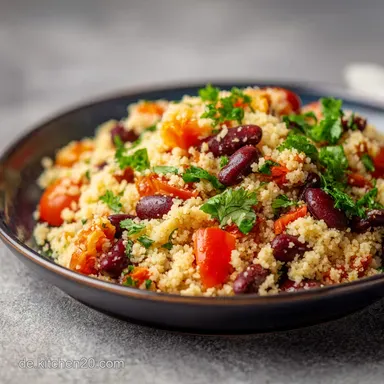 Rezept Couscous Kidneybohnen Tomaten in 15 Minuten Rezeptkarte