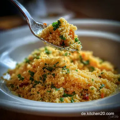 Couscous Zubereitung Grundrezept in 9 Minuten Rezeptkarte