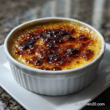 Crme brle Rezept das franzsische Dessert: Perfekter Wobble Rezeptkarte