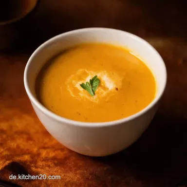 Omas Geheimnis Krbiscremesuppe Rezept Krbissuppe selber Rezeptkarte