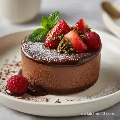 Schokomousse Rezept f&uuml;r 4 Portionen Rezeptkarte