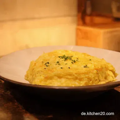 Schnelles leckeres Omelett Mein Familienrezept Rezeptkarte