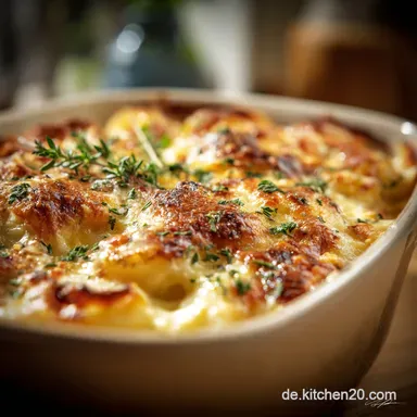 GemseHackAuflauf Omas bestes Rezept mit goldbrauner K&auml;sekruste Rezeptkarte