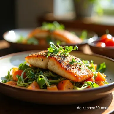 Mein BlitzRezept ThunfischHüttenkäseSalat Proteinreich Erfrischend Rezeptkarte