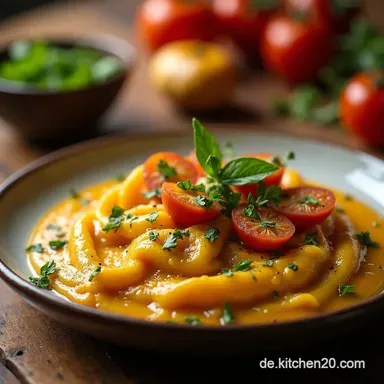 BlitzRetter Schnelle M&ouml;hren Ingwersuppe vegetarische Ingwersup Cremig in 30 Min Rezeptkarte