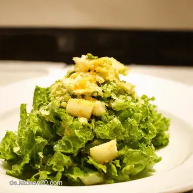 BlitzCaesar CAESAR SALAT REZEPT schnell lecker Rezeptkarte