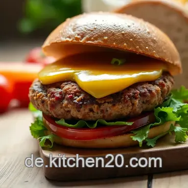 Burger Patty selber machen: Mein ultimatives Rezept f&uuml;r saftige Burger! Rezeptkarte