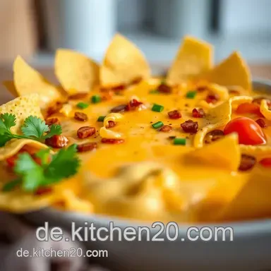 Nacho K&auml;se Dip wie vom Wagen: Mein ultimatives Rezept! Rezeptkarte