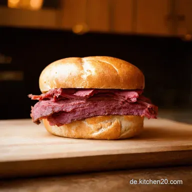 Pastrami Sandwich wie vom Deli Mein ultimativer Genuss Rezeptkarte