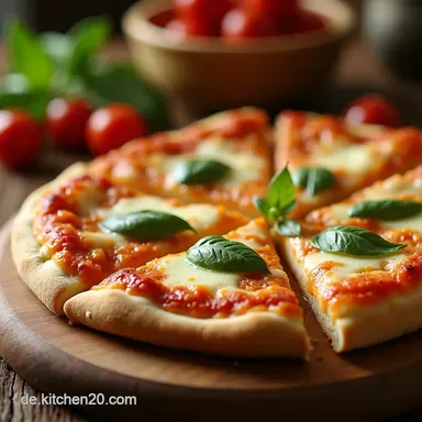 PIZZA Rezept Dinkelpizza ganz einfach selber machen Rezeptkarte