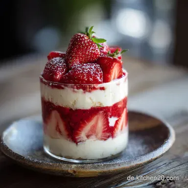 Erdbeerparfait Rezept mit Joghurt in 25 Minuten Rezeptkarte