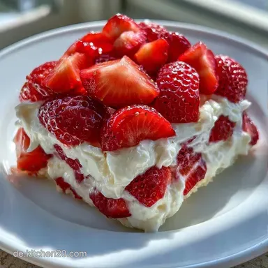 Erdbeertiramisu f&uuml;r 6 Personen Rezeptkarte