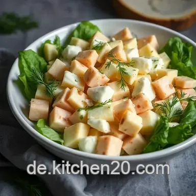 Erfrischender Gurkensalat mit Sahne &ndash; Ein einfacher deutscher Klassiker Rezeptkarte