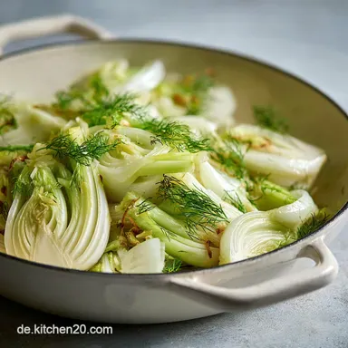 Fenchel als Gem&uuml;se in 25 Minuten | Pfannen-Fenchelgem&uuml;se Rezeptkarte