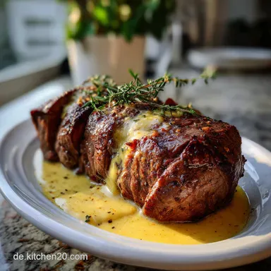 Filetbraten Mit Senfsauce: Perfekt Rosa Garen Rezeptkarte