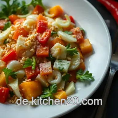 Frischer Chinakohl-Salat mit Honig-Sesam-Dressing f&uuml;r jede Gelegenheit Rezeptkarte
