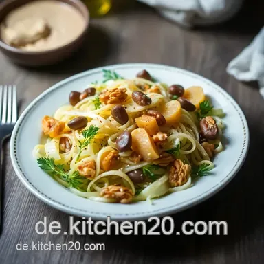 Frischer Staudensellerie-Salat mit w&uuml;rziger Senf-Vinaigrette Rezeptkarte