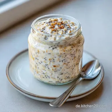 Fr&uuml;hst&uuml;ck im Glas: Meal Prep Rezeptkarte