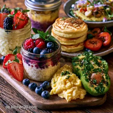 38 einfache Fr&uuml;hst&uuml;cksideen: Gesund, herzhaft & s&uuml;&szlig;