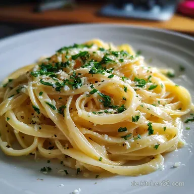 Garlic Butter Pasta in 15 Minuten Rezeptkarte