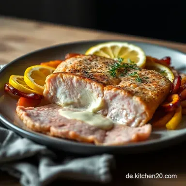 Schollenfilet braten: Mein einfaches Zitronenbutter-Rezept! Rezeptkarte