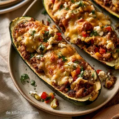 14 Gef&uuml;llte Zucchini Rezepte: Vegetarisch & mit Hackfleisch