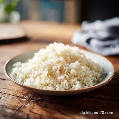 Gekochter Reis: Quellmethode f&uuml;r 4 Portionen Rezeptkarte