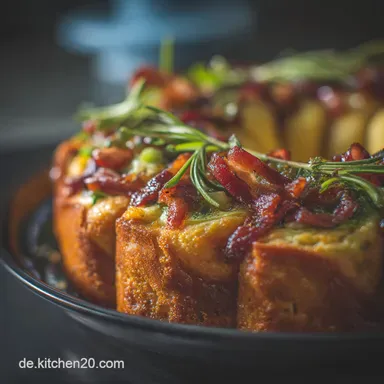 GemseBaconRing: Das herzhafte Low Carb Keto Kranz Rezept Rezeptkarte