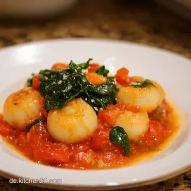 GNOCCHI PFANNE Rezept mit Spinat Tomaten Mein FeierabendHit Rezeptkarte