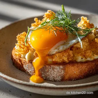 Der Goldene EiK&auml;seToast Knusprig in 20 Min f&uuml;r Fr&uuml;hst&uuml;ck oder Brotzeit Rezeptkarte