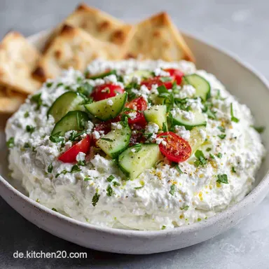 Feta-Creme: Samtige Griechische Vorspeise in 10 Minuten Rezeptkarte