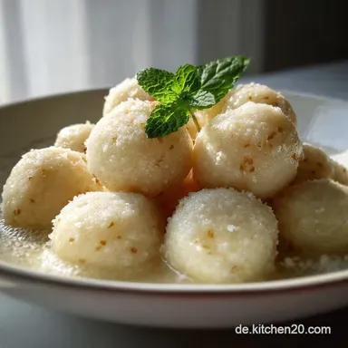 Grie&szlig;kl&ouml;&szlig;chen Rezept: Einfach & Schnell (in 30 Min) Rezeptkarte