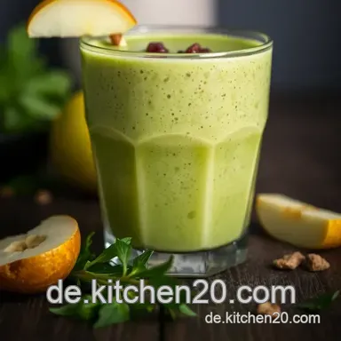 Mein Gr&uuml;ner detoxikačn&iacute; smoothie &ndash; Einfach, frisch & voller Power Rezeptkarte