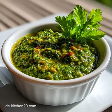 Gr&uuml;nes Pesto Rezept: Mit Budget-Swap-Tabelle Rezeptkarte