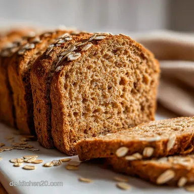 Rezept Haferflocken Quark Brot: Proteinbrot in 1 Stunde Rezeptkarte