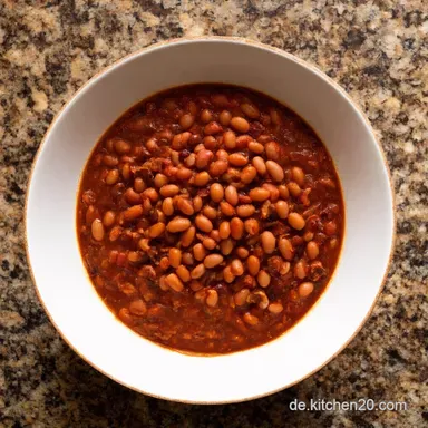 Omas beste Baked Beans Herzhaft Soulfood pur Rezeptkarte