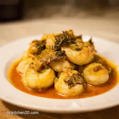 Herzhafte Bl&auml;tterteigschnecken mit Schinken Einfach Lecker Rezeptkarte