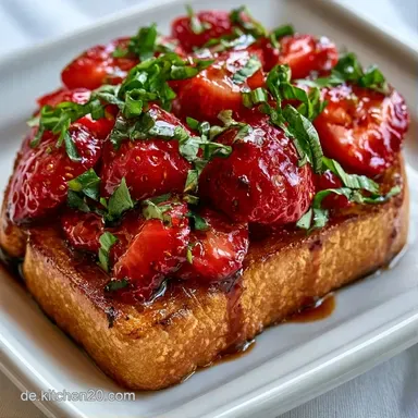 Erdbeer Bruschetta in 30 Minuten Rezeptkarte