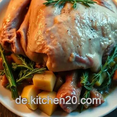 Herzhafte H&uuml;hnerbr&uuml;he: Das perfekte Rezept f&uuml;r Seelenw&auml;rmer Rezeptkarte