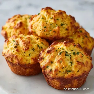 Herzhafte Low Carb Muffins mit Quark Rezeptkarte