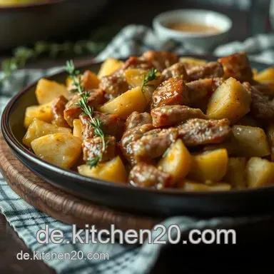 Herzhafte Gerichte mit Apfelmus: Traditionelles Rezept f&uuml;r die Familie Rezeptkarte