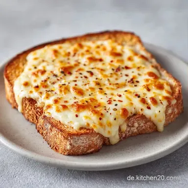 Herzhafter K&auml;setoast in 15 Minuten Rezeptkarte