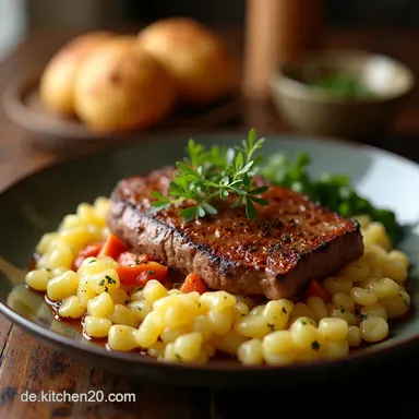 Herzhafter Spitzkohl Hackfleisch Auflauf Omas Geheimnis f&uuml;r den FeierabendKlassiker Rezeptkarte
