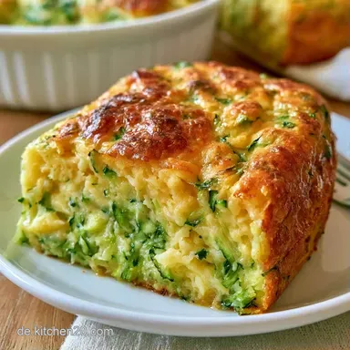 Zucchinikuchen Ohne Boden f&uuml;r 8 St&uuml;cke Rezeptkarte