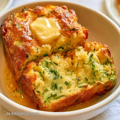 Zucchinikuchen f&uuml;r 12 Personen: Gebacken Rezeptkarte