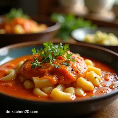 Pilzgulasch herzhaft und aromatisch Vegetarisches Gulasch mit SteinpilzUmami Rezeptkarte