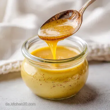 Rezept Honig Senf Dressing: Cremig & Seidig f&uuml;r 4 Portionen