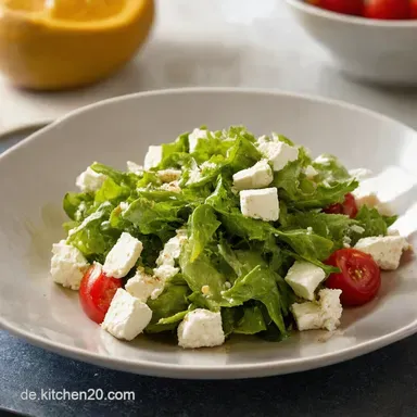 Bauernsalat mit Feta Rezept Horiatiki wie in Griechenland Rezeptkarte
